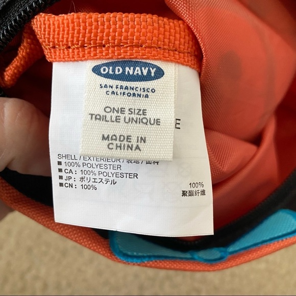 Old Navy 5.5” x 8.5” Orange Fox Zip up Pencil Pouch - Picture 4 of 6